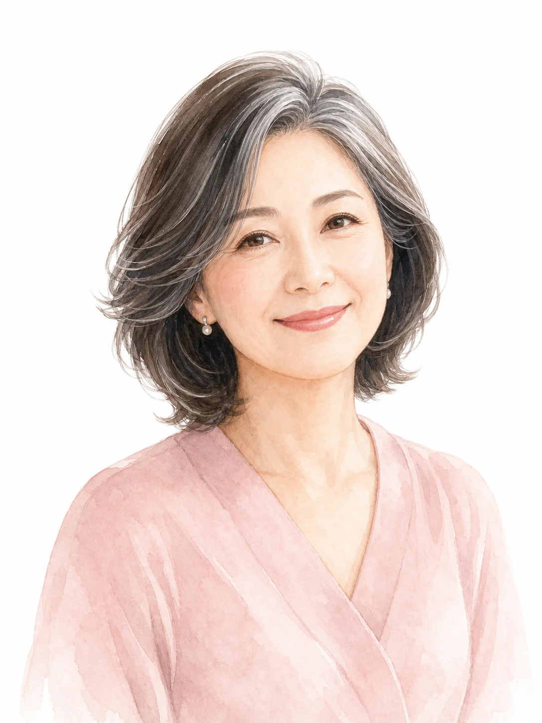 髪質改善カラーでツヤのある美しい髪に