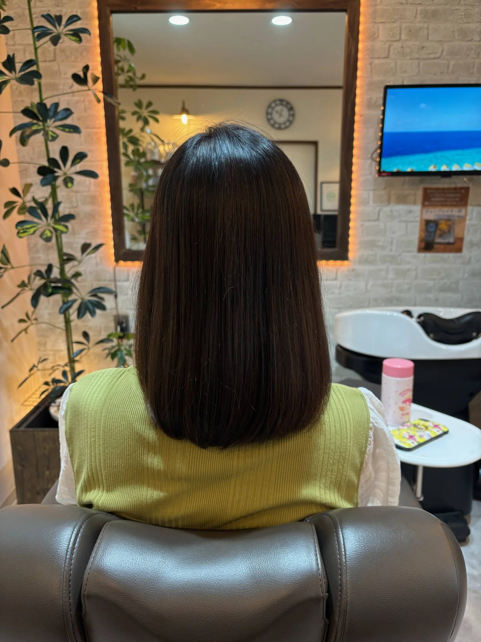 縮毛矯正のペタンコ問題 ふんわり自然な仕上がり